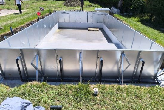 Consruction STEAM sauna construction sauna prefabricated pools 