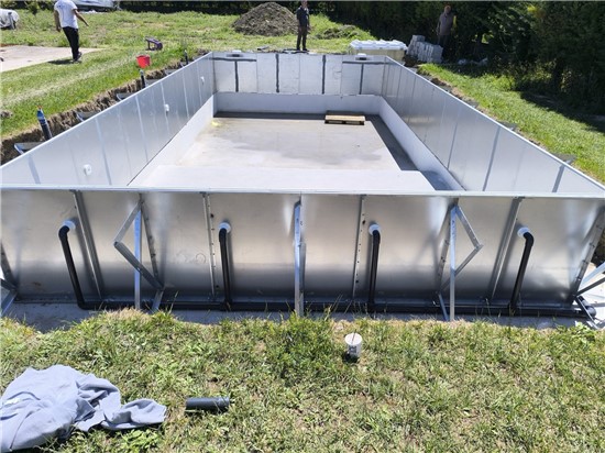 Consruction STEAM sauna construction sauna prefabricated pools