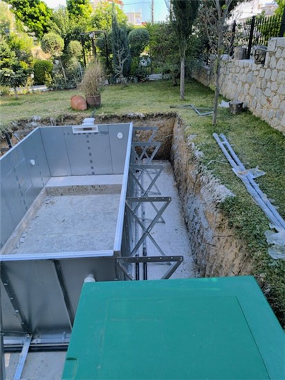 Consruction STEAM sauna construction sauna prefabricated pools