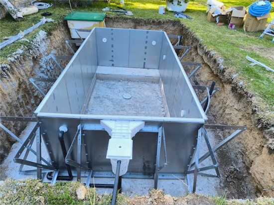 Consruction STEAM sauna construction sauna prefabricated pools