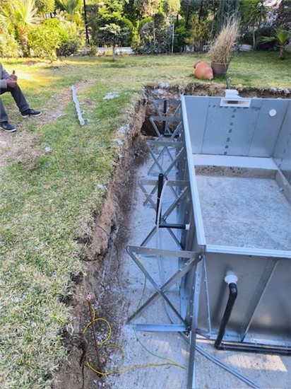 Consruction STEAM sauna construction sauna prefabricated pools