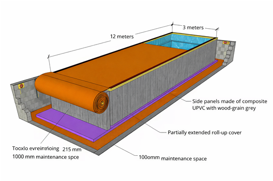 Consruction STEAM sauna construction sauna prefabricated pools