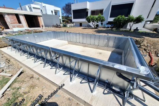 Consruction STEAM sauna construction sauna prefabricated pools 