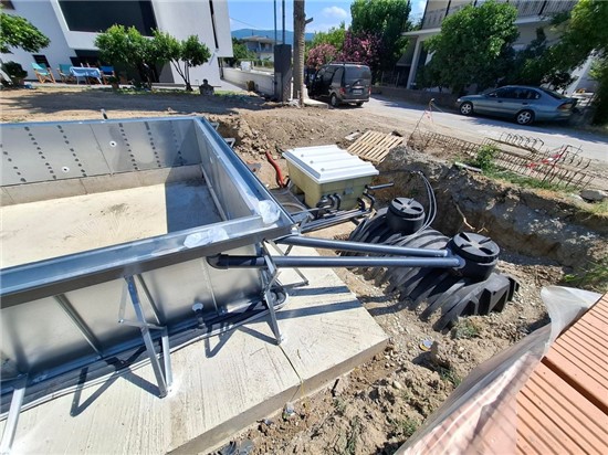 Consruction STEAM sauna construction sauna prefabricated pools
