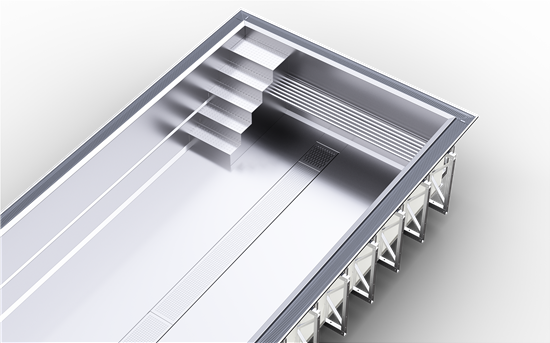 Consruction STEAM sauna construction sauna prefabricated pools