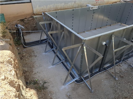 Consruction STEAM sauna construction sauna prefabricated pools