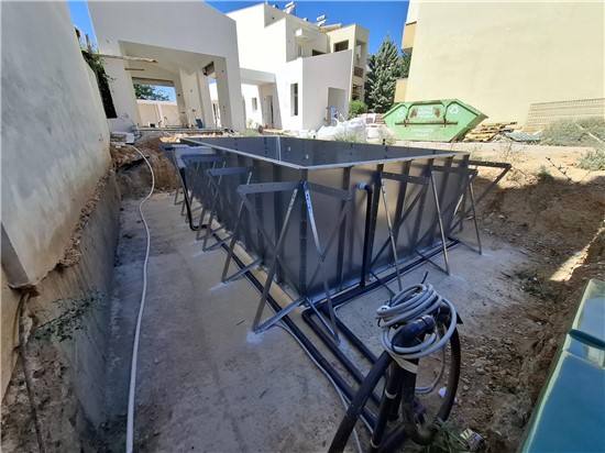 Consruction STEAM sauna construction sauna prefabricated pools