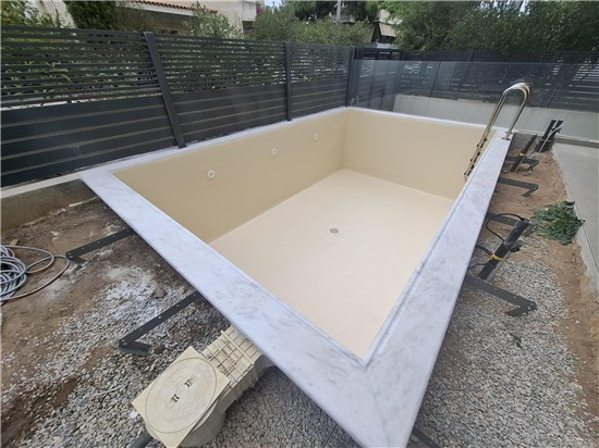 Concrete swimming pool with Skimmer in Halandri Athens - Project 47